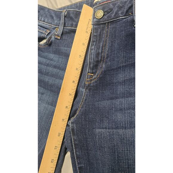 Tommy Hilfiger Jeans Womens 8 Blue Skinny Stretch Denim Mid Rise Classic Style - Picture 4 of 11